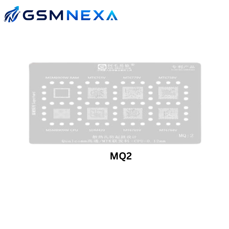 Amaoe MQ-2 Stencil for MTK / Qualcomm CPU