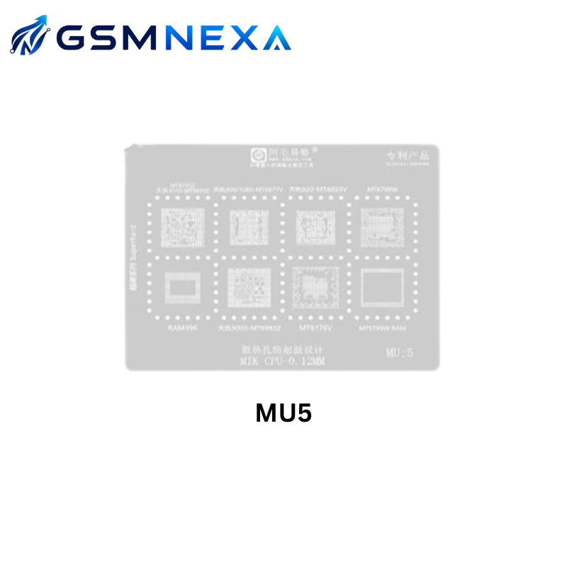 Amaoe MU-5 Stencil for MediaTek (MTK) CPU Reballing