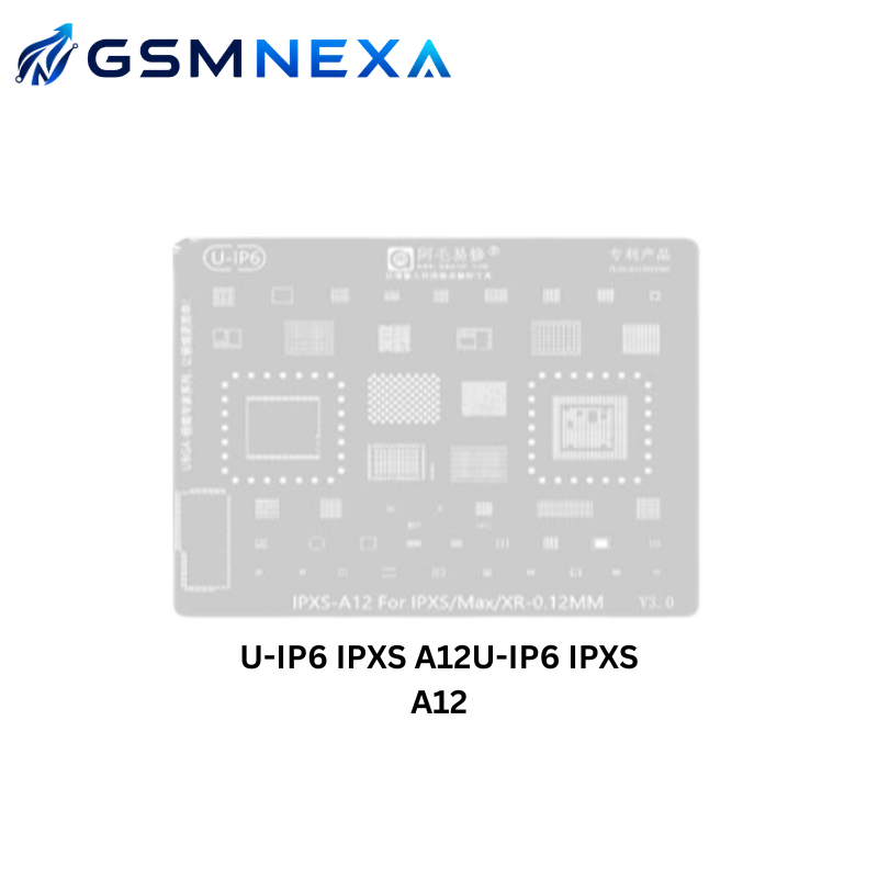 AMAOE U-IP6 iPhone XS / XS Max / XR A12 Stencil