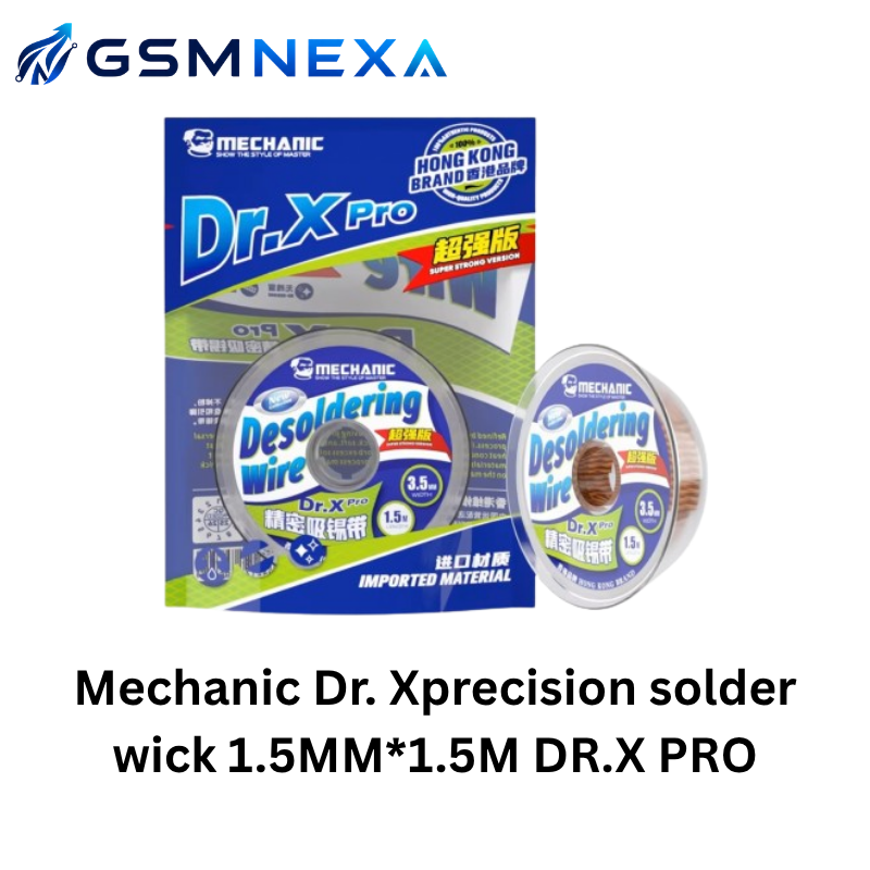 Product Name MECHANIC DR.X PRO Precision Solder Wick 1.5mm × 1.5m 10PCS (SET)