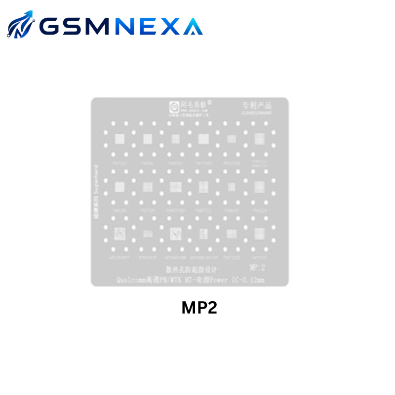 Amaoe MP-2 Stencil for Qualcomm & MediaTek PM Power IC