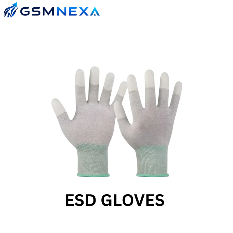 ESD Anti-Static Carbon Fiber Gloves for Mobile Repair & PCB Work