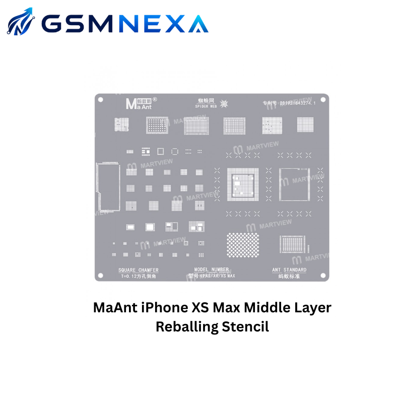 MaAnt iPhone XS Max Middle Layer Reballing Stencil