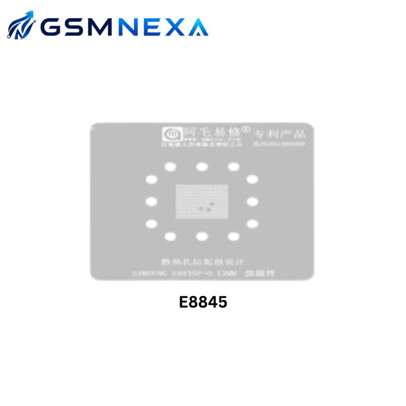 AMAOE E8845 Stencil for Samsung Exynos 1480 CPU Reballing
