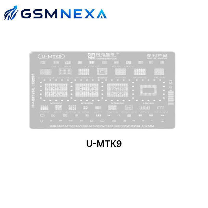 AMAOE U-QSD11 BGA Reballing Stencil for Qualcomm Snapdragon CPU Repair