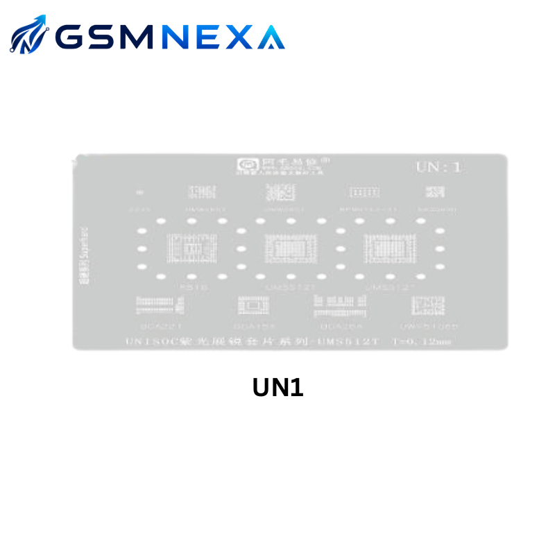AMAOE UN1 BGA Reballing Stencil for Universal IC Repair