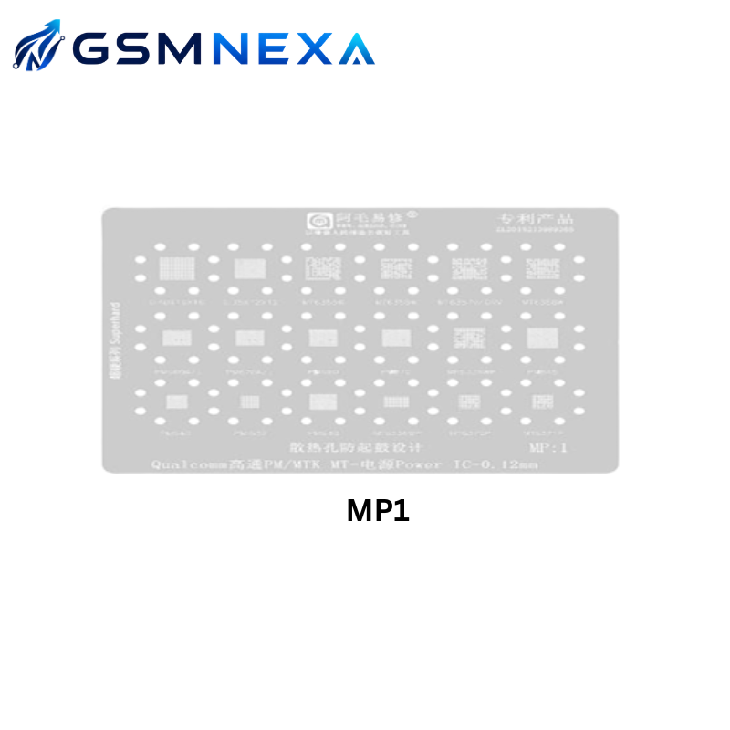 AMAOE MP1 Stencil for Qualcomm / MTK / PM Power IC Reballing