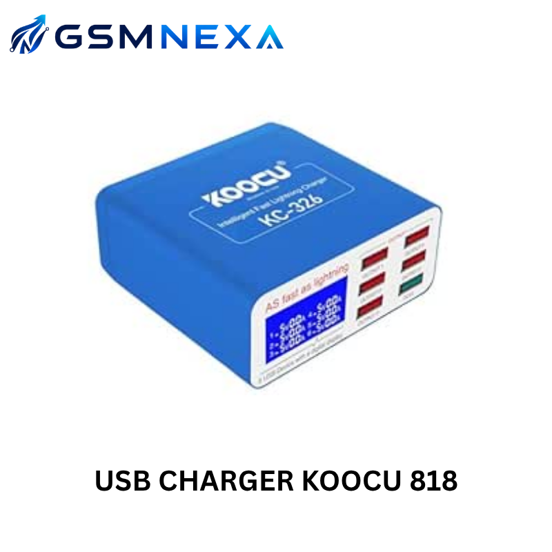 KOOCU KC-328 / KOOCU 818 6-Port USB Intelligent Fast Charger QC3.0 PD