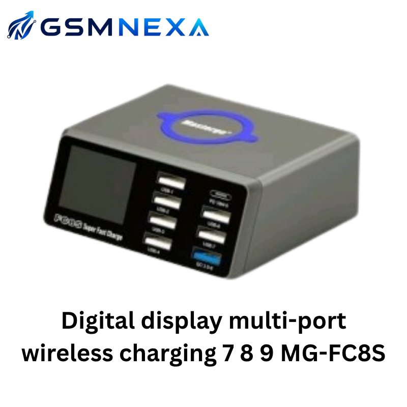 MasterGo MG-FC8S Digital Display Multi-Port Wireless Charging Station