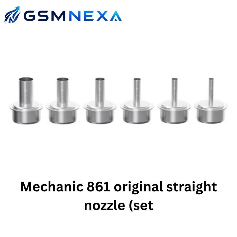 MECHANIC 861 Original Straight Nozzle Set (6-in-1) for 861 Series Hot Air Rework Station