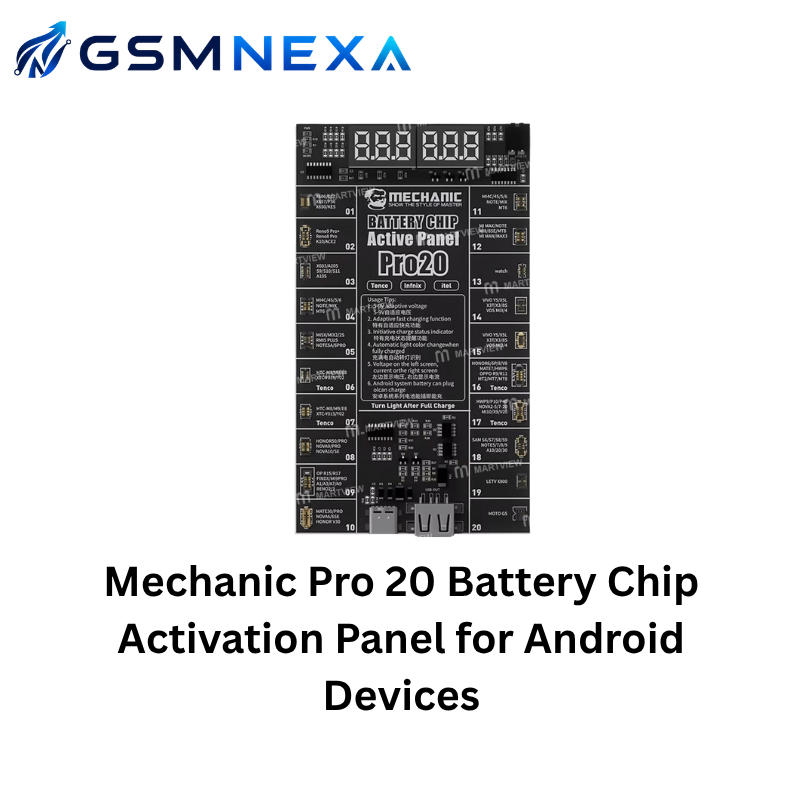 MECHANIC Pro 20 Battery Chip Activation Panel for Android Devices