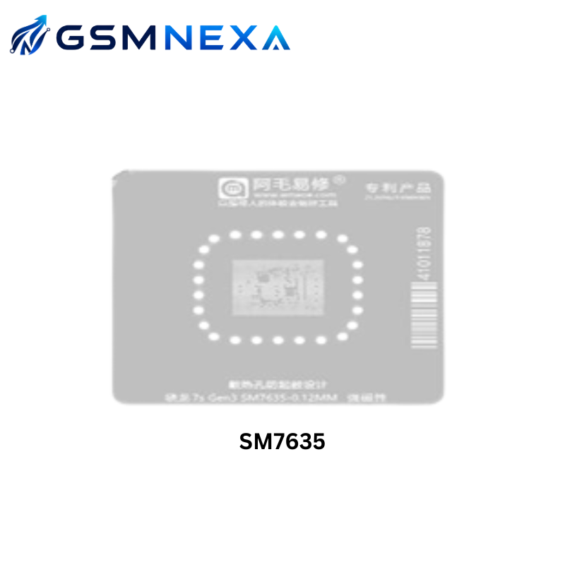 AMAOE SM7635 Stencil for Qualcomm Snapdragon 7s Gen 3 CPU Reballing