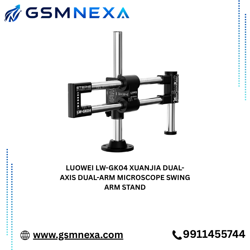 LUOWEI LW-GK04 Xuanjia Dual-Axis Dual-Arm Microscope Swing Arm Stand