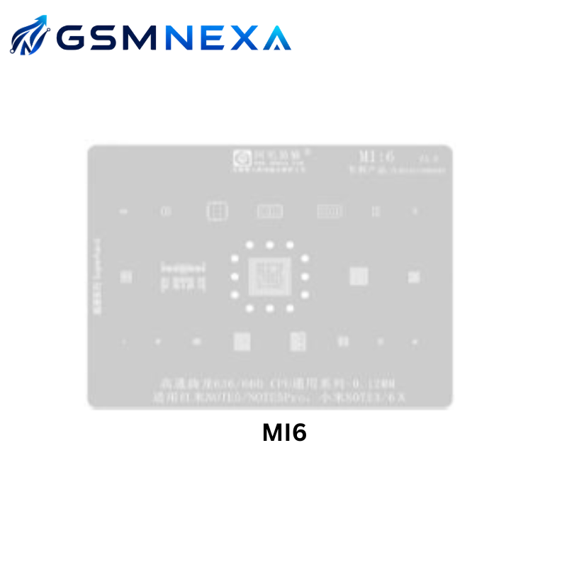Amaoe MI-6 Stencil for Xiaomi Redmi CPU Reballing
