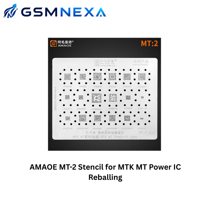 AMAOE MT-2 Stencil for MTK MT Power IC Reballing