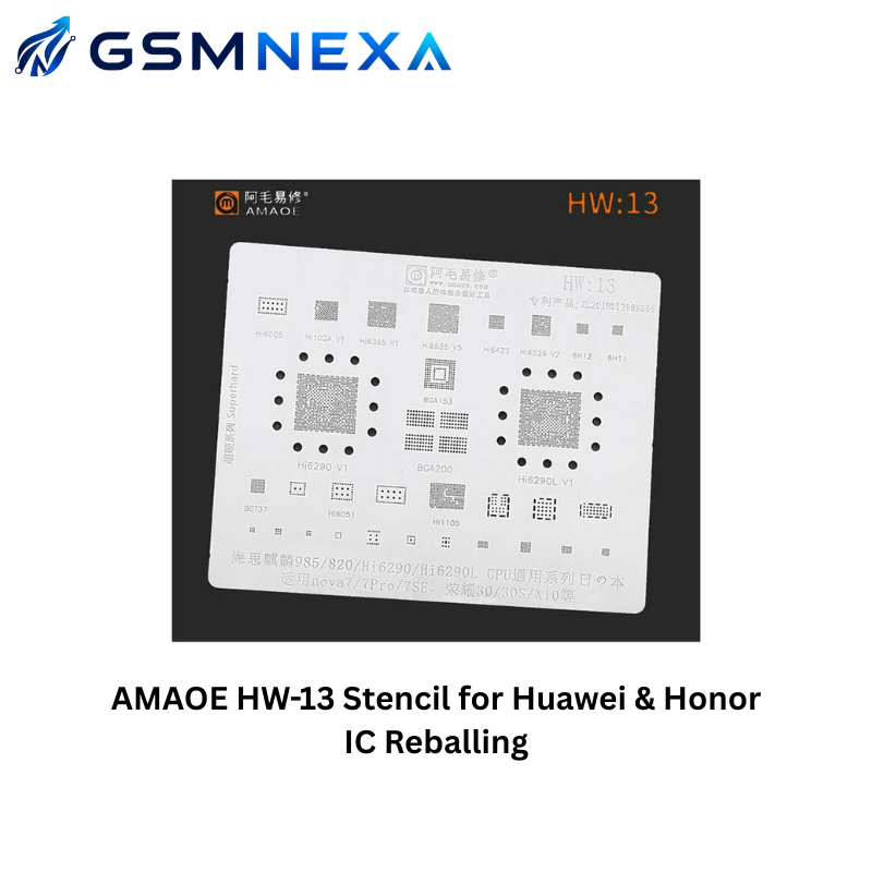 AMAOE HW-13 Stencil for Huawei & Honor IC Reballing