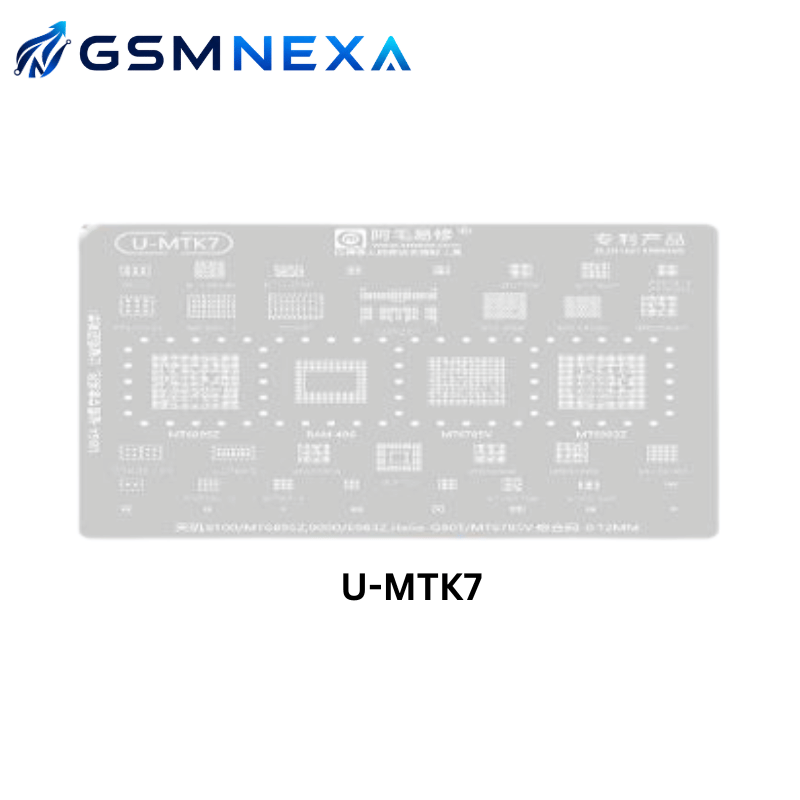 AMAOE U-MTK7 Stencil for MediaTek CPU Reballing
