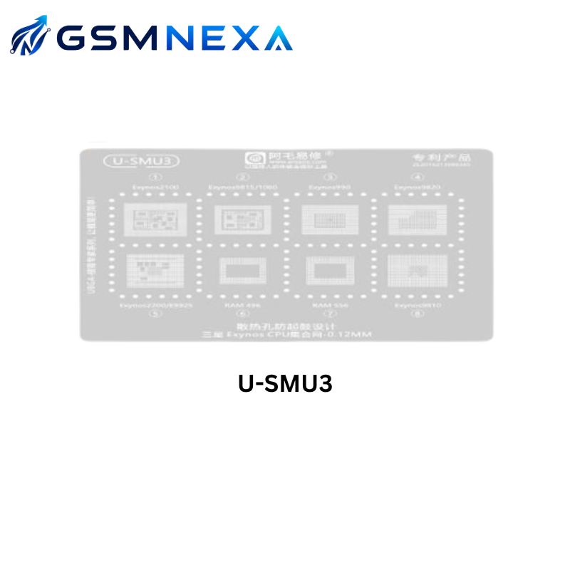 Amaoe U-SMU3 Stencil for Exynos CPU & RAM