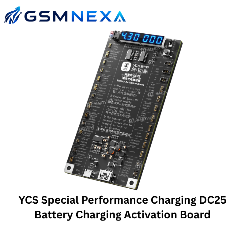 YCS DC25 Battery Charging Activation Board V1.1 for iPhone & Android
