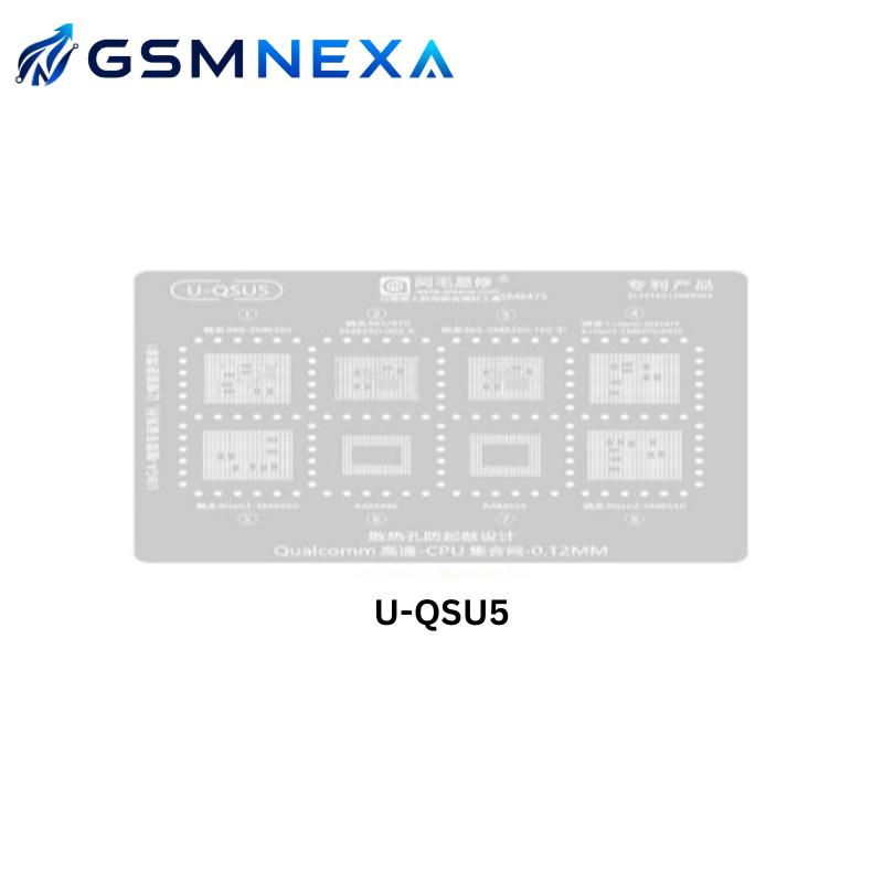 AMAOE U-QSU5 Universal Stencil for Qualcomm Snapdragon CPU Reballing