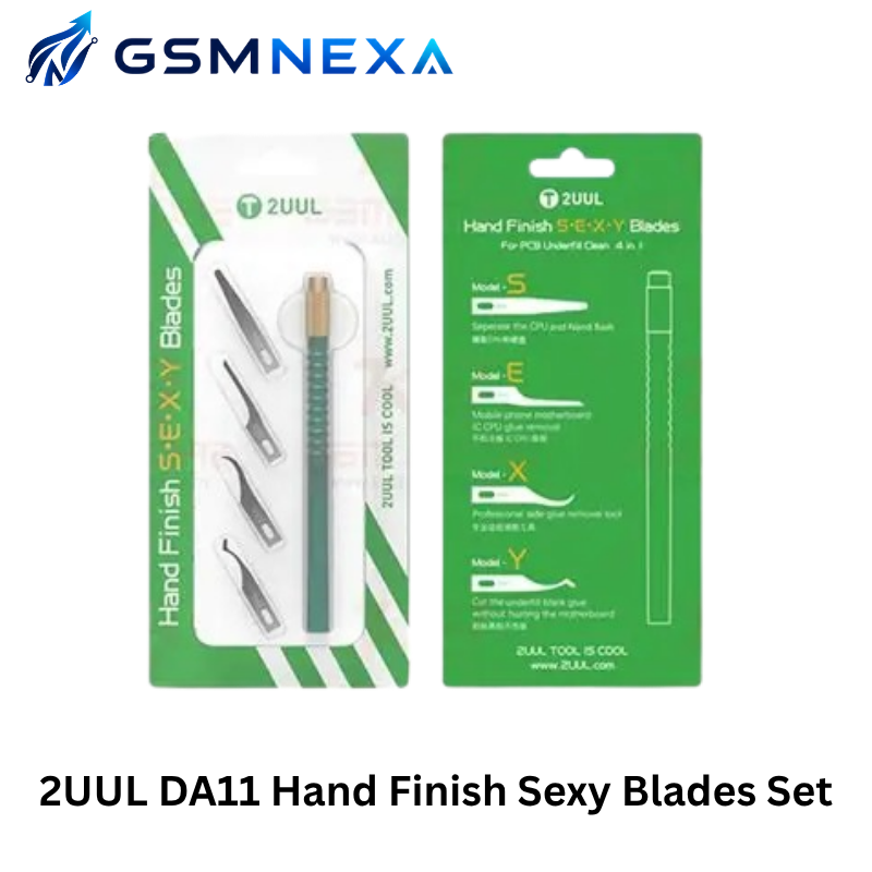 2UUL DA11 Hand Finish SEXY Blades Set for PCB Underfill Clean