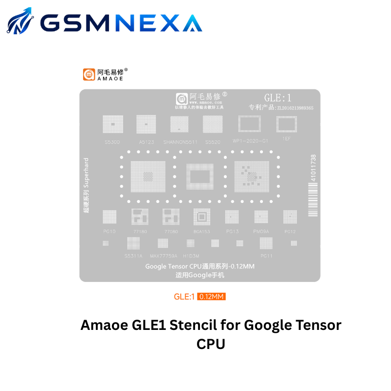 Amaoe GLE1 Stencil for Google Tensor CPU
