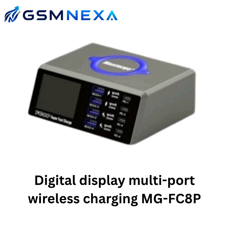 MasterGo MG-FC8P Digital Display Multi-Port Wireless Charging Station