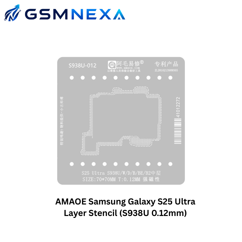 AMAOE Samsung Galaxy S25 Ultra Layer Stencil (S938U 0.12mm)