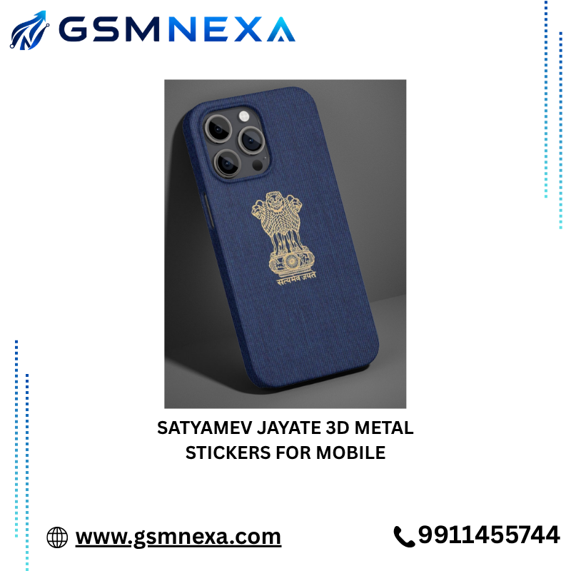 Satyamev Jayate 3D Metal Stickers for Mobile