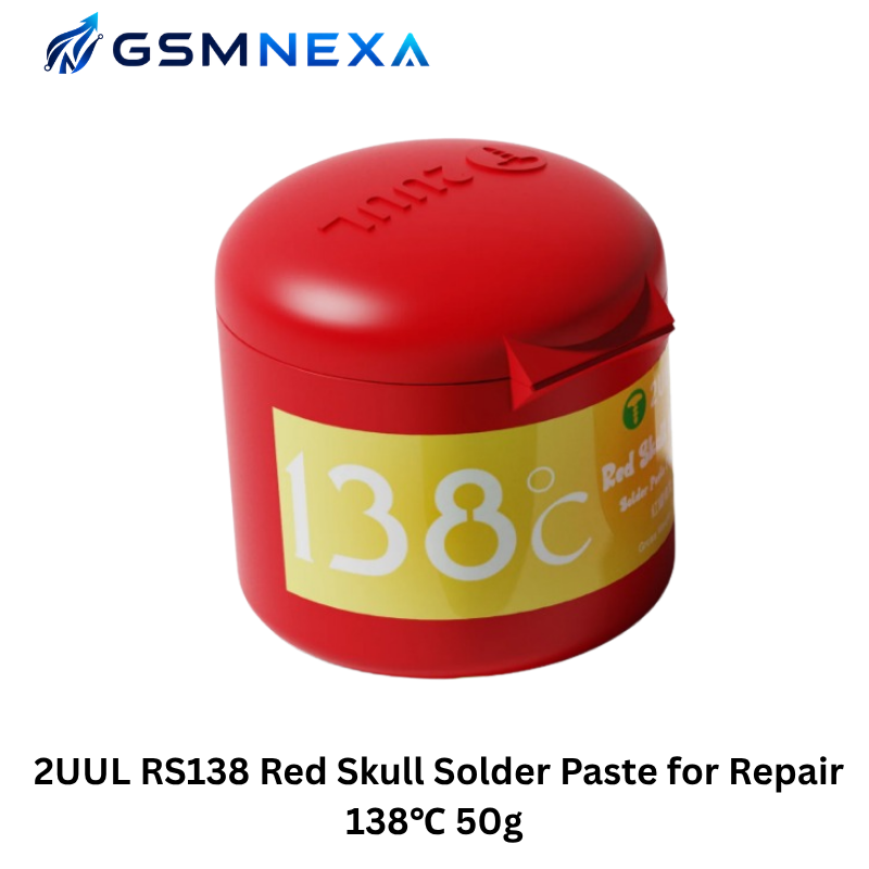 2UUL RS138 Red Skull Solder Paste 138°C 50g