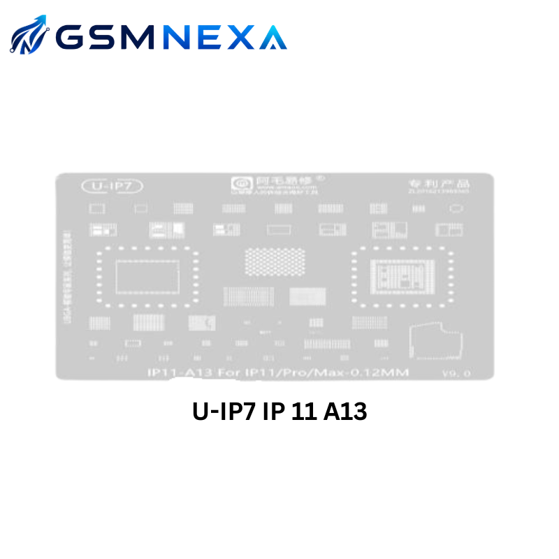 AMAOE U-IP7 Stencil for iPhone 11 / 11 Pro / 11 Pro Max (A13 CPU)