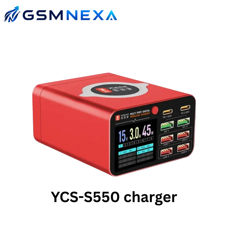 YCS S550 Multi 8-Port USB Wireless Charger