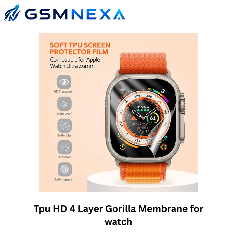 Tpu HD 4 Layer Gorilla Membrane for watch