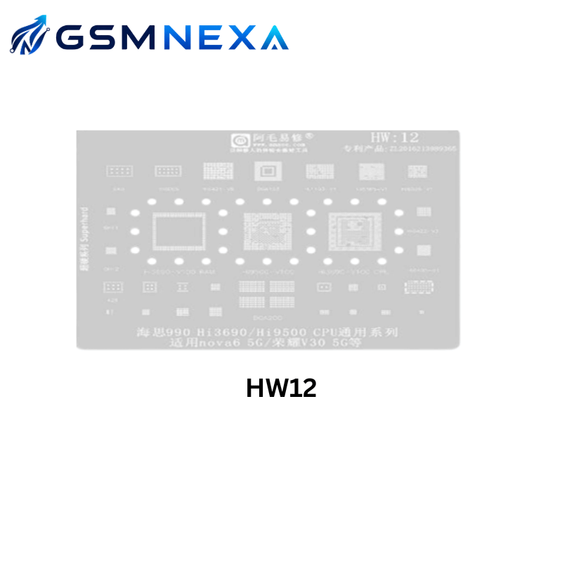 AMAOE HW-12 Stencil for Honor/Huawei
