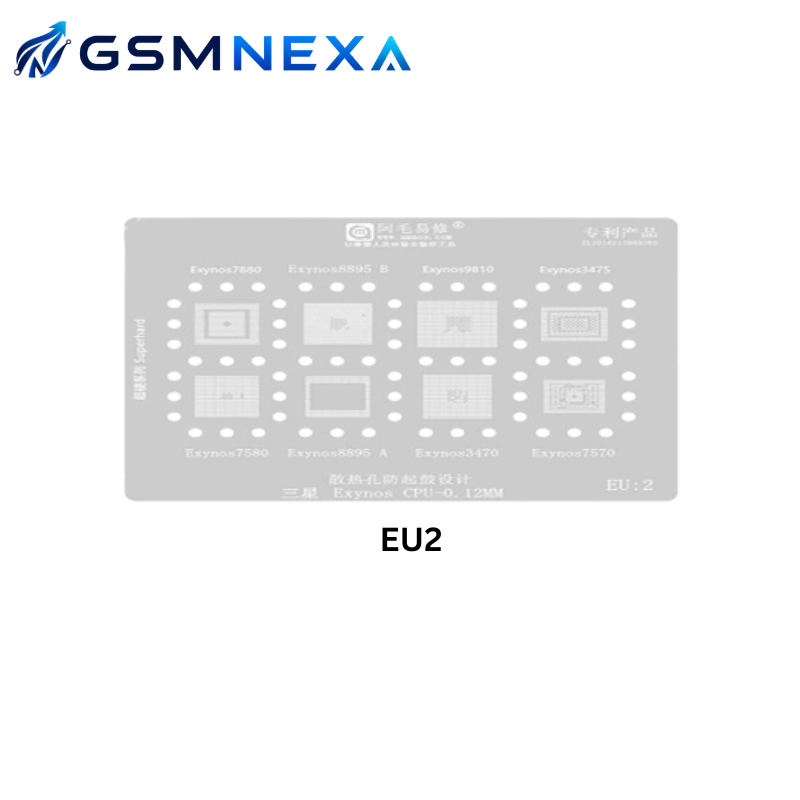 AMAOE EU2 Stencil for Samsung Exynos CPU Reballing