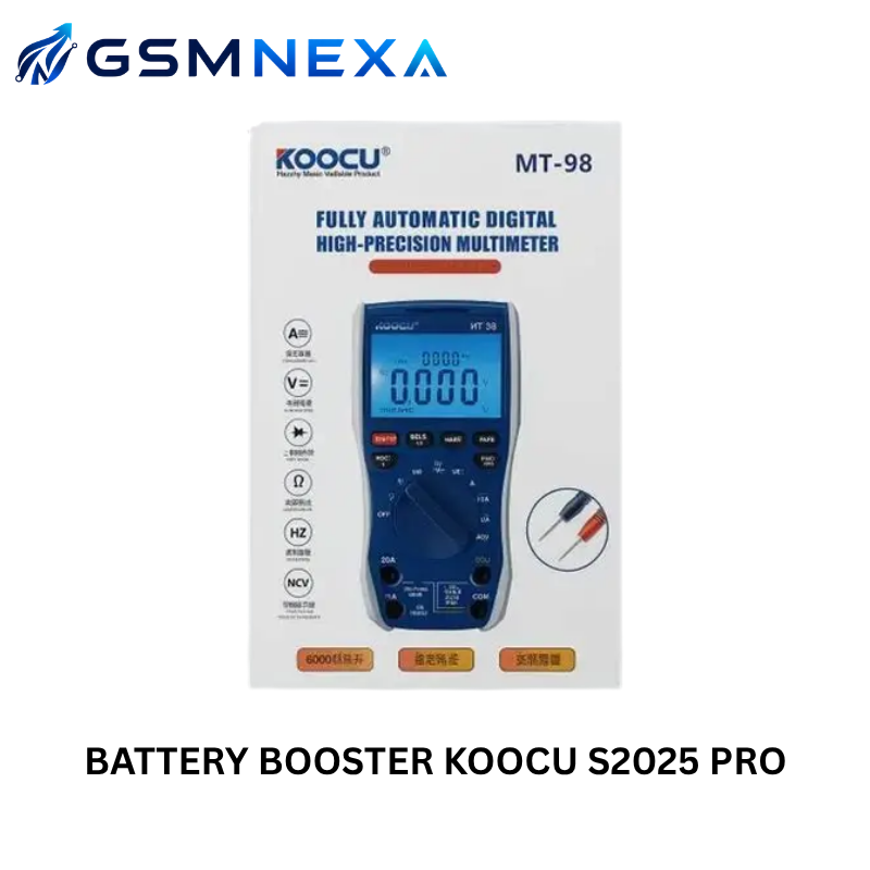KOOCU Digital Multimeter 2000 Count, Voltage Tester, Ohm Volt Amp Tester, AC/DC Voltage, AC/DC Current, Diode, Triode, NCV, Continuity Test