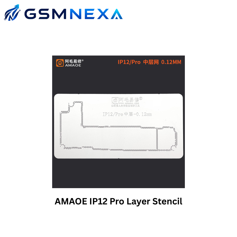 AMAOE IP12 Pro Layer Stencil