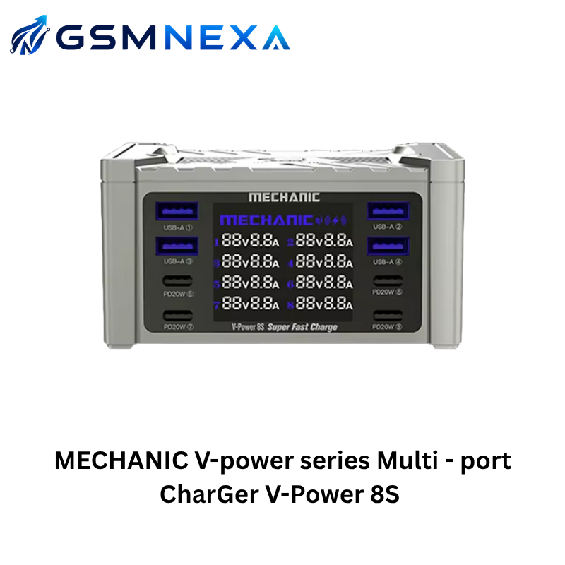 MECHANIC V-Power 8S Multi-Port Super Fast Charger