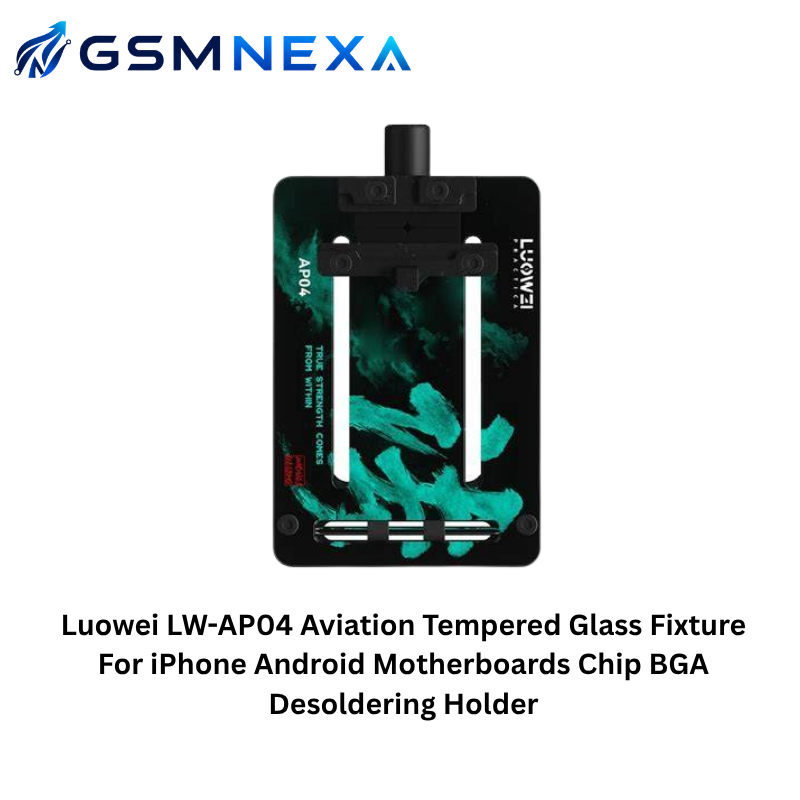 Luowei LW-AP04 Aviation Tempered Glass Fixture for iPhone & Android Motherboards