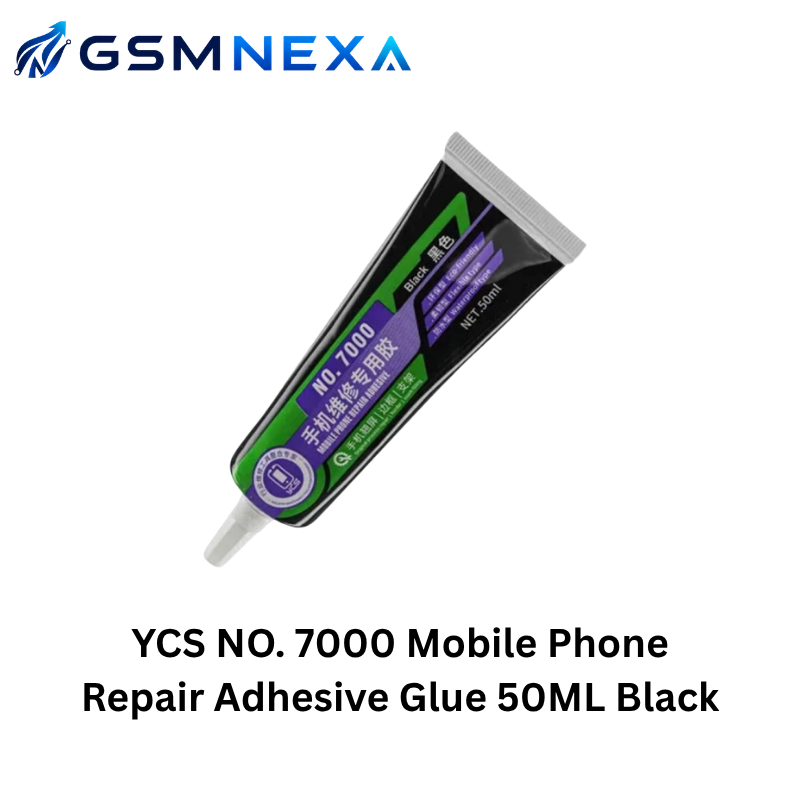 YCS No. 7000 Mobile Phone Repair Adhesive Glue 50ML Black