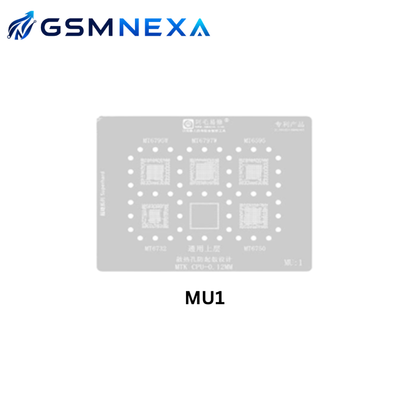Amaoe MU-1 Stencil for MediaTek (MTK) CPU Reballing