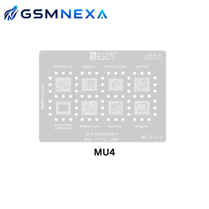 Amaoe MU-4 Stencil for MediaTek (MTK) CPU Reballing