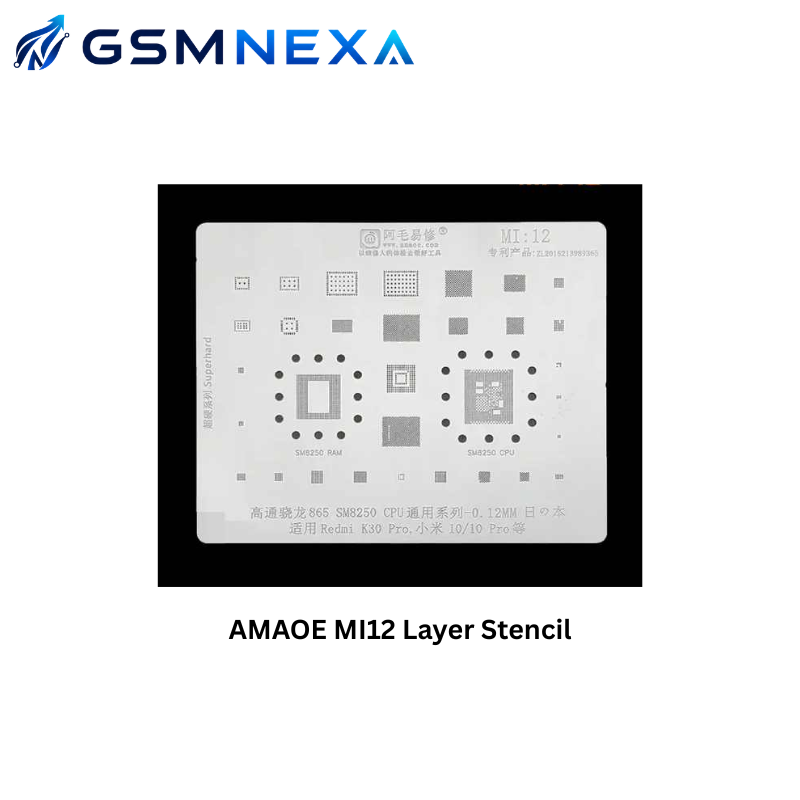 AMAOE MI12 Layer Stencil