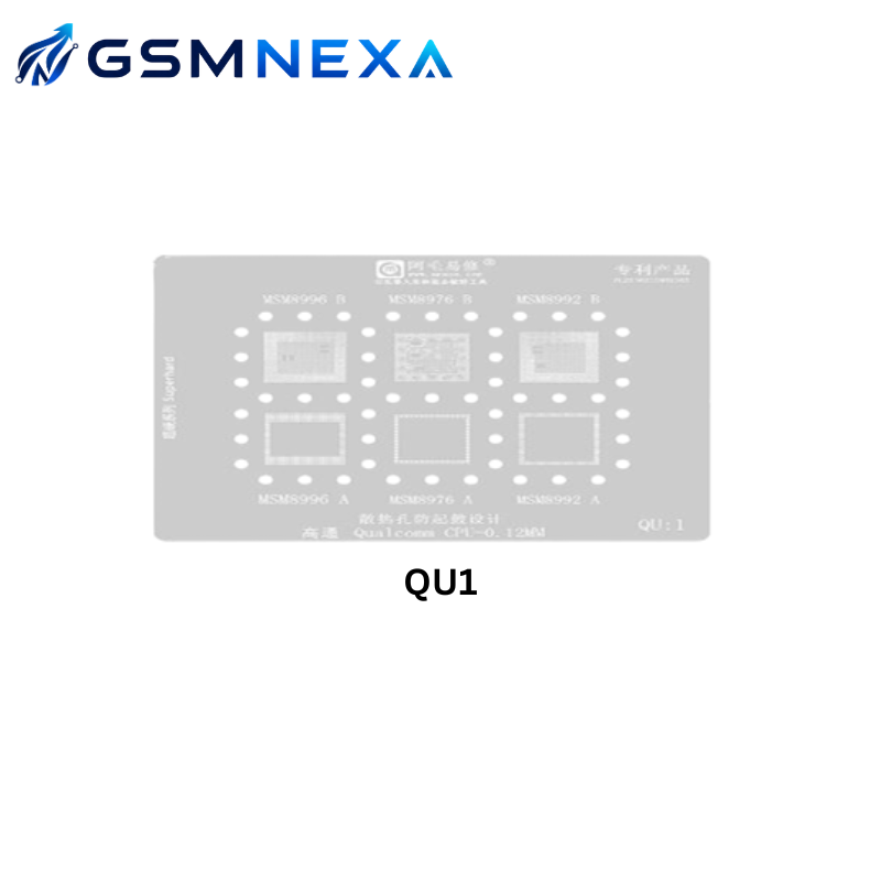 AMAOE QU-1 Stencil for Qualcomm CPU Reballing