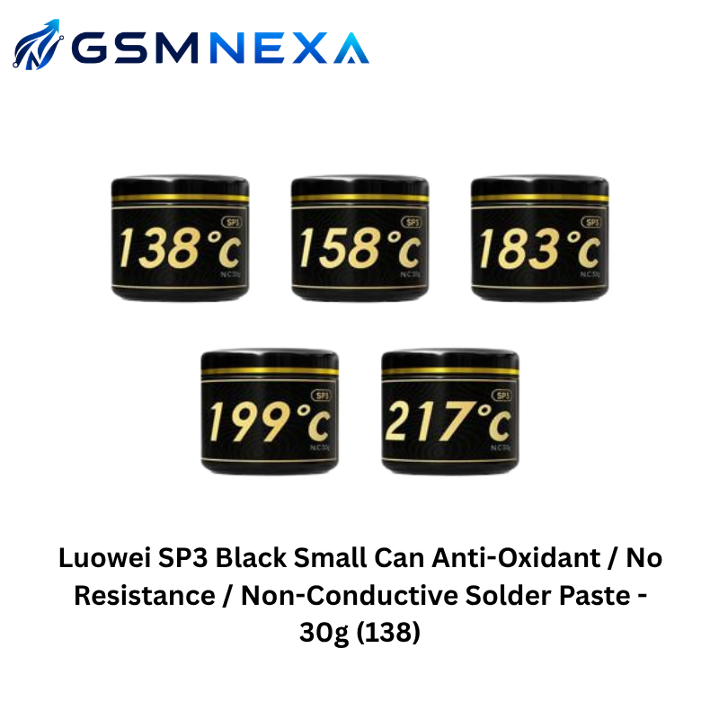 Luowei SP3 Black Small Can Anti-Oxidant Non-Conductive Solder Paste 30g