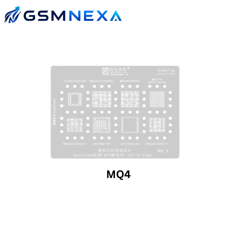 AMAOE MQ-4 Stencil for MTK / Qualcomm CPU