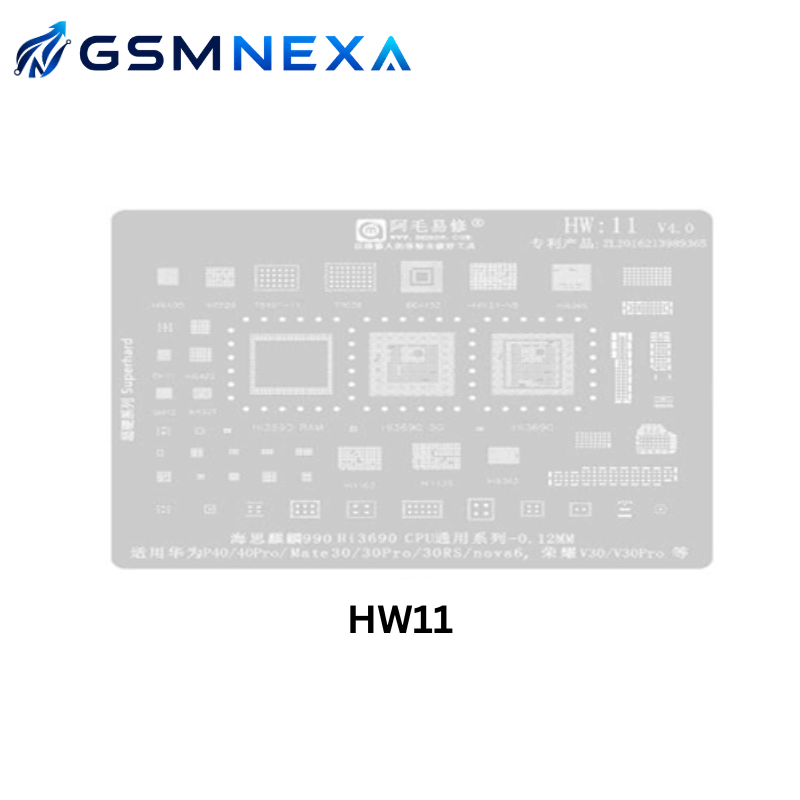 AMAOE HW-11 Stencil for Honor & Huawei