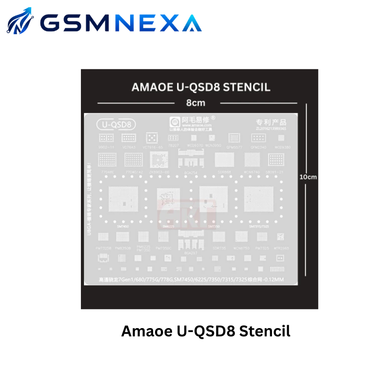 Amaoe U-QSD8 Stencil